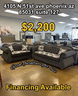 Sofa and loveseat brand new