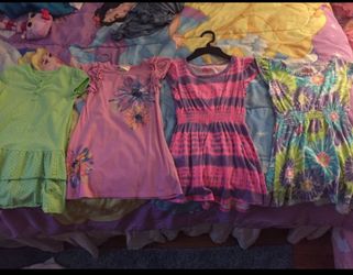 4 dresses size 5 and 6 great condition