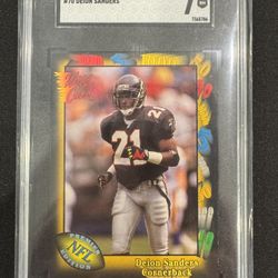 1991 DEION SANDERS - NFL PREMIER EDITION - 3RD YEAR - NEAR MINT CONDITION