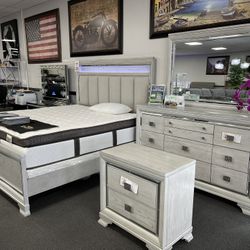 4PC King Bedroom Set
