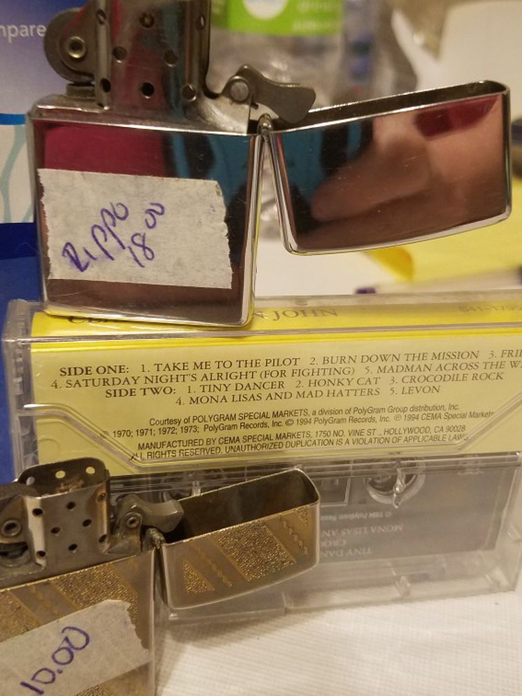 2 Zippo Lighters For Sale