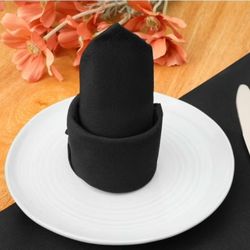 Black Cloth Napkins