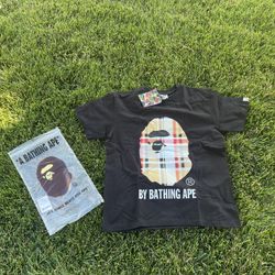 Burberry black Bape shirt
