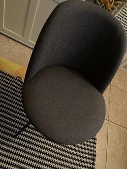 Gray Desk Chair Metal Legs 