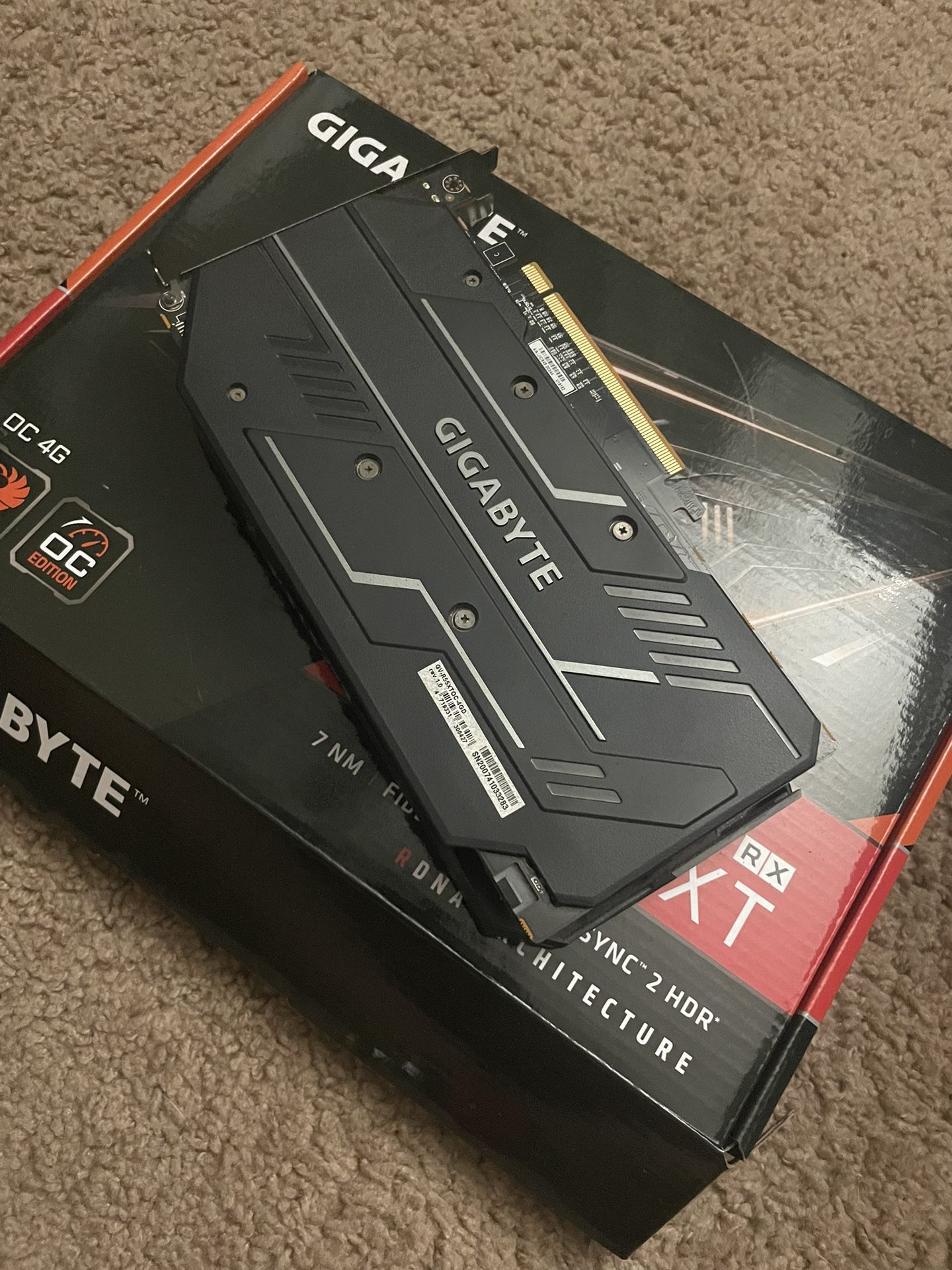 Gigabyte OC RX 5500 XT 4gb Card