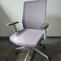 AMQ Solutions Zilo Ergonomic Office Chair - Grey Mesh/Aluminum Base (Excellent Condition)