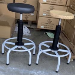 Foam Seat And Metal Stand stools New in box 