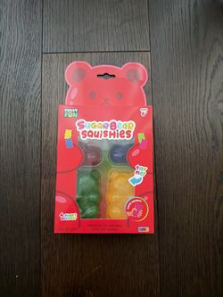 Sugar Bear Squishies 4 pack Sweet Scents  Super Squish Squishy Crazy Fun RMS $14 each pack