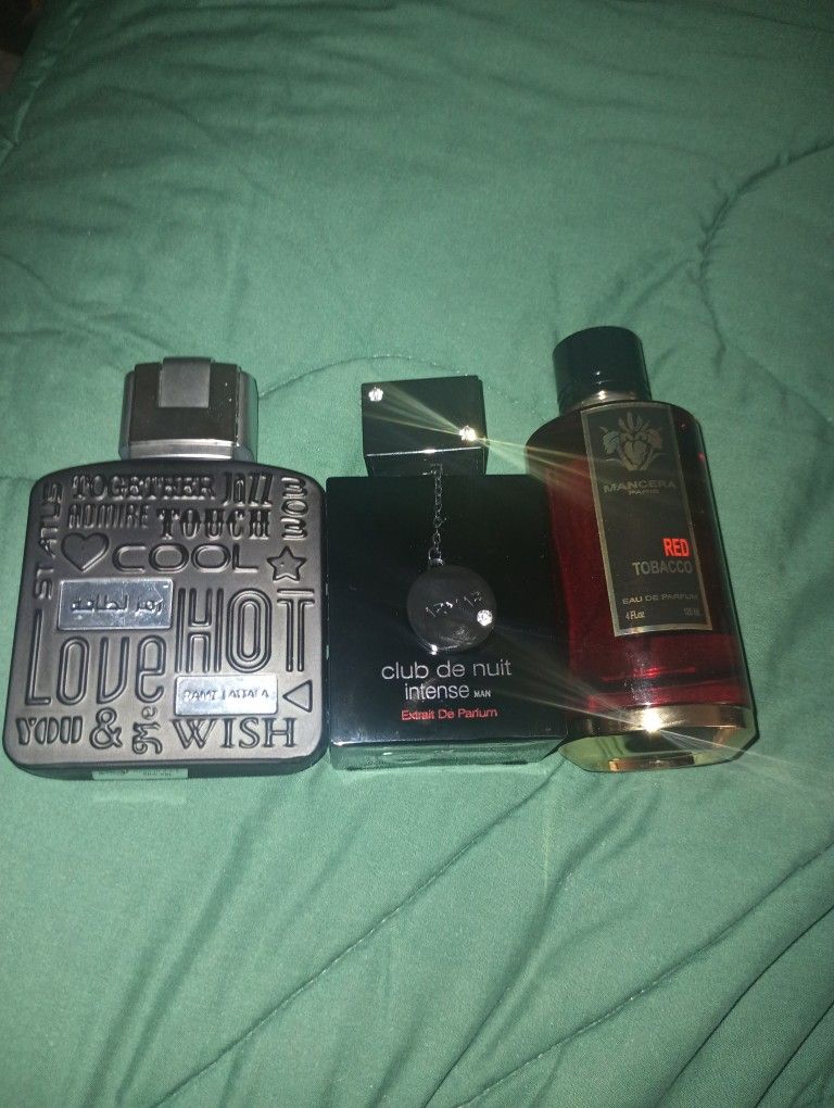 Cologne Perfume Fragrance (3) Bundle