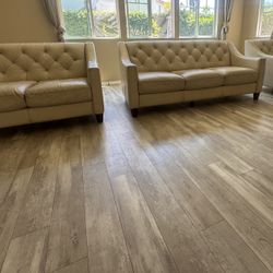 Genuine Leather Sofa Set