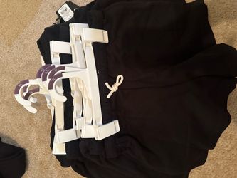 Black sweat shorts