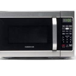 Farberware - Horno microondas de sobremesa de 0.7 pies cúbicos – 700 vatios de potencia, configuraciones de cocción automática, descongelación, fácil 