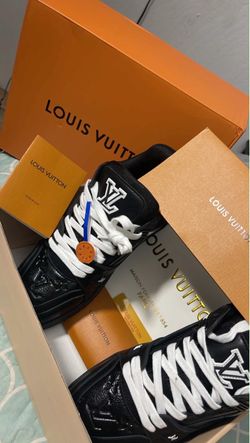 Louis Vuitton Black LV Trainer Sneakers