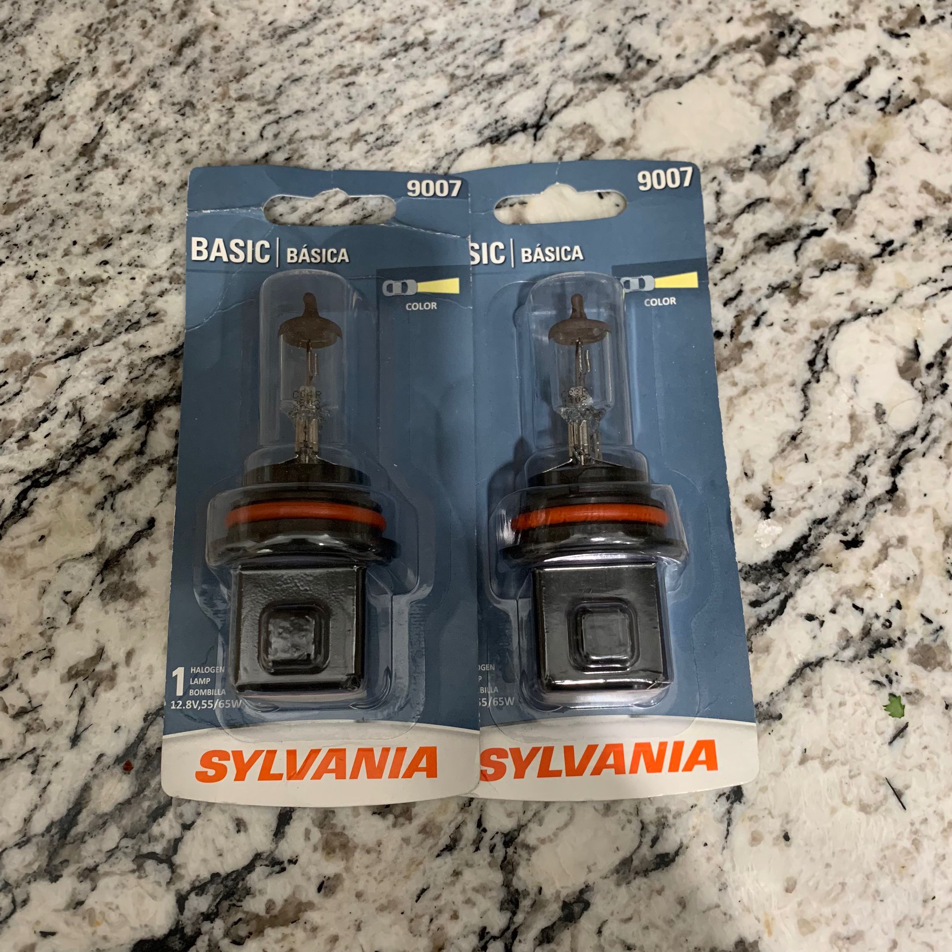 Sylvania Basic Headlight Bulb 9007  2 Pack