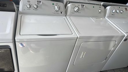 Washer and dryer with warranty