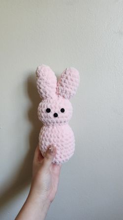 Crochet Peeps Bunny Plush🩷🐰