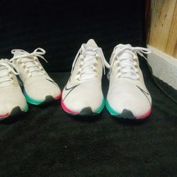 Men's and women's Nikes