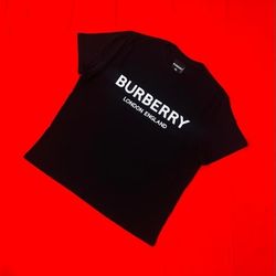 Burberry Tshirt Black And White 
