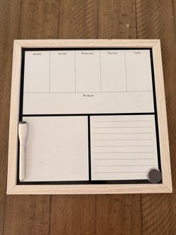Weekly Schedule Whiteboard