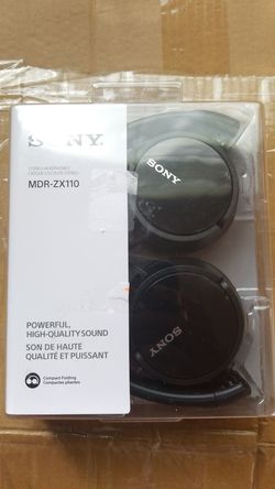Sony MDR-ZX110 stereo headphones wired