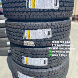 265/70R16 Goodyear Wrangler Territory All Terrain Set of Tires Installed and Balanced Set de Llantas Nuevas Instaladas y Balanceadas