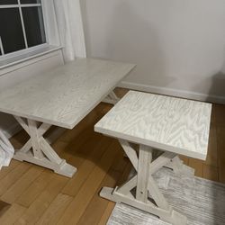 Coffee Table And Matching End Table 