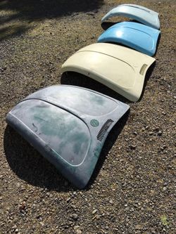 Vintage Metal Volkswagen VW Deck Lids And Hoods