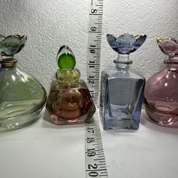 Lot Of Four Vintage Perfume  Bottles