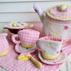 Pottery Barn Kids Plush Tea Set