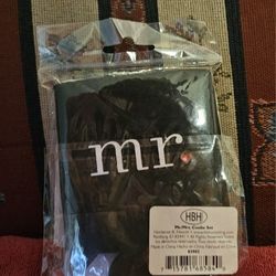 NEW VALENTINES  DAY  MR. & MRS.  BLACK  & WHITE  COOLIE SET