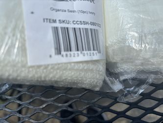 120 - Organza Sashes