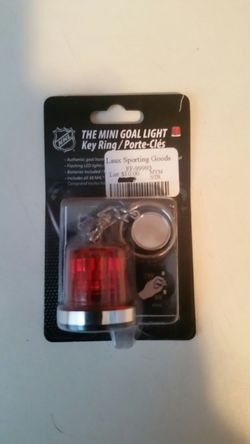 Mini Hockey Goal Light Keychain
