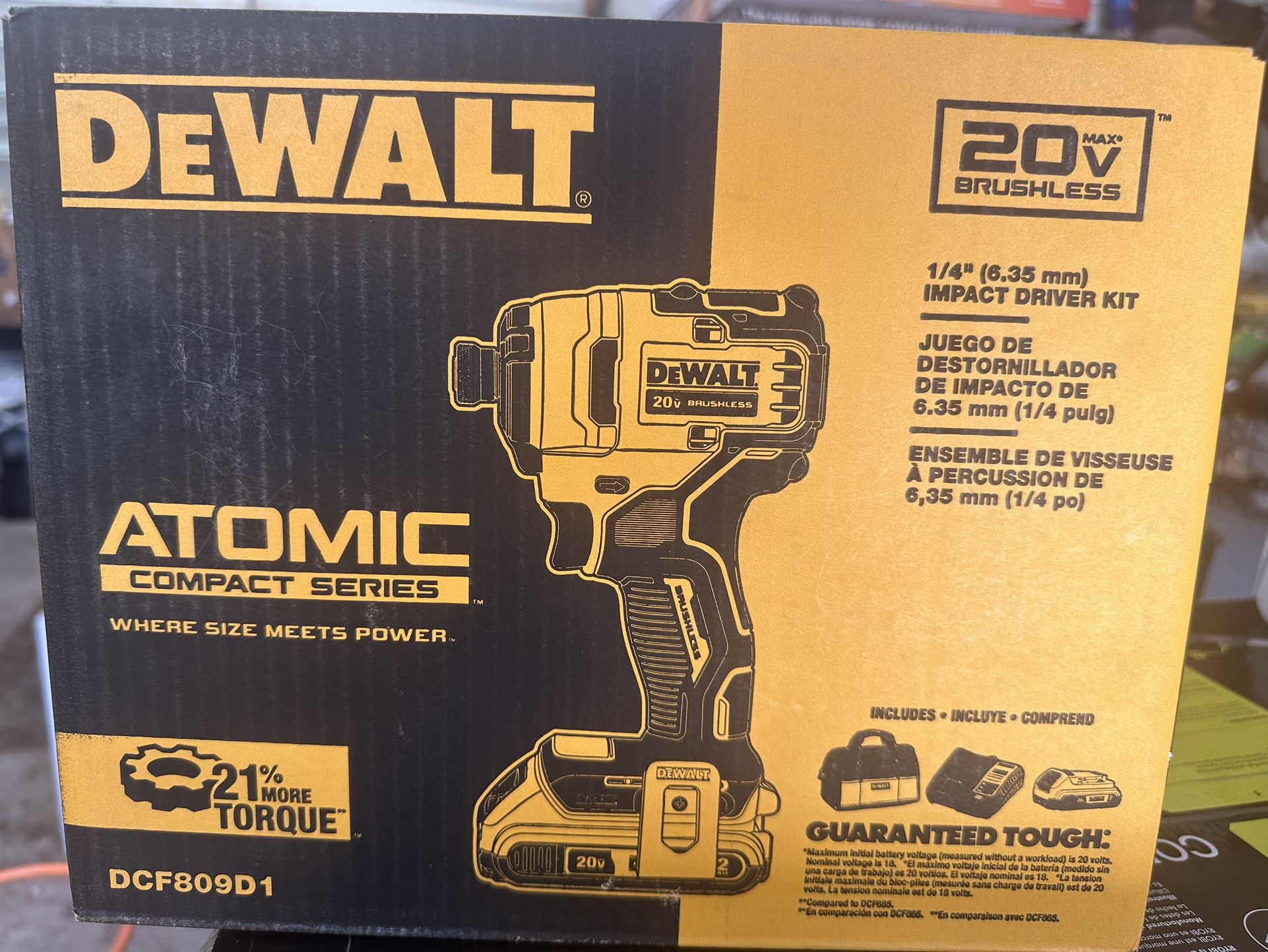 Dewalt Atomic Driver & Charger Battery’ New