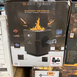 Ukiah Fire Speaker With Bluetooth Speaker 