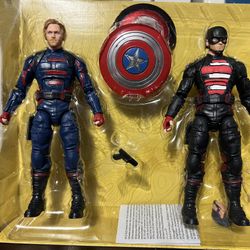 Marvel Legends John F. Walker Captain America & Custom U.S. Agent 2-Pack
