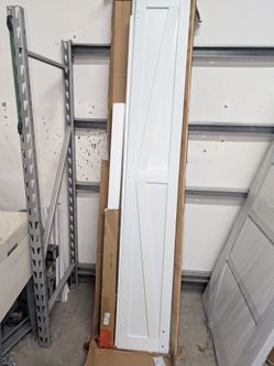 25"×84" Bifold Barn Door - Pre-Assembled Panels with Sliding Hardware Kit Set, Solid Core Bifold Sliding Barn Doors, Water-Resistant Pre-Finished Bi F