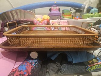 BAKING PAN WITH CRISPER RACK SET