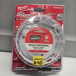 Milwaukee
4-1/2 in. HOLE DOZER Bi-Metal Hole Saw with 3/8 in. Arbor and pilot Bit