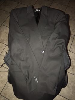 Black Slim Fit Calvin Klein Suit Jacket