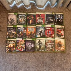 Collection of Xbox 360 games 