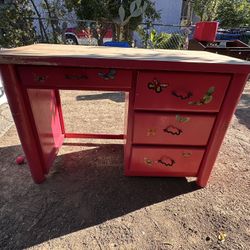 Pink Desk 