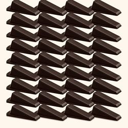 36 Pcs Door Stoppers Bulk for Bottom of Door Rubber Door Wedge Stop Height up to