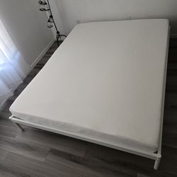 Frame & Queen Mattress