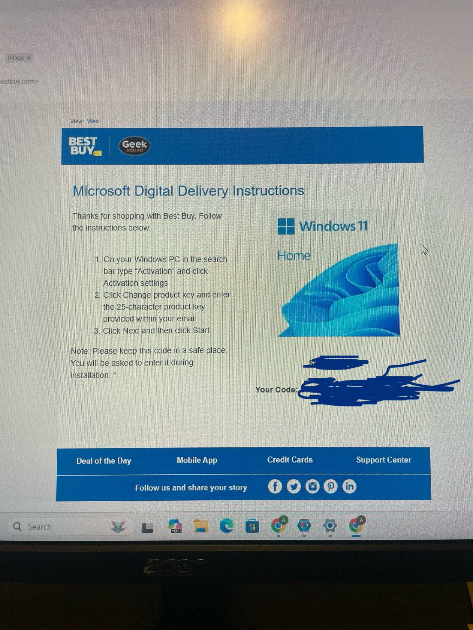 Windows Home Activation Key
