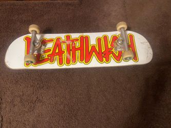 Death Wish Skateboard 8.25” Complete- Independent Trucks/Bones Wheels