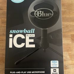 Blue: Black Ice plug and play USB microphone