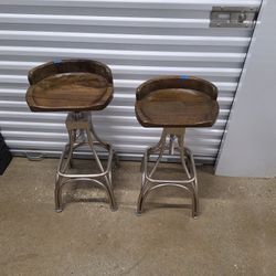 2 Custom Bar Stools 
