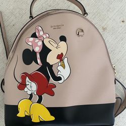 Kate Spade Pink Minnie Mouse Backpack 