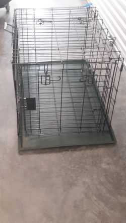 Dog crate 30 by 24 and 21 tall