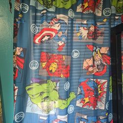 Window Curtains SUPER HEROES